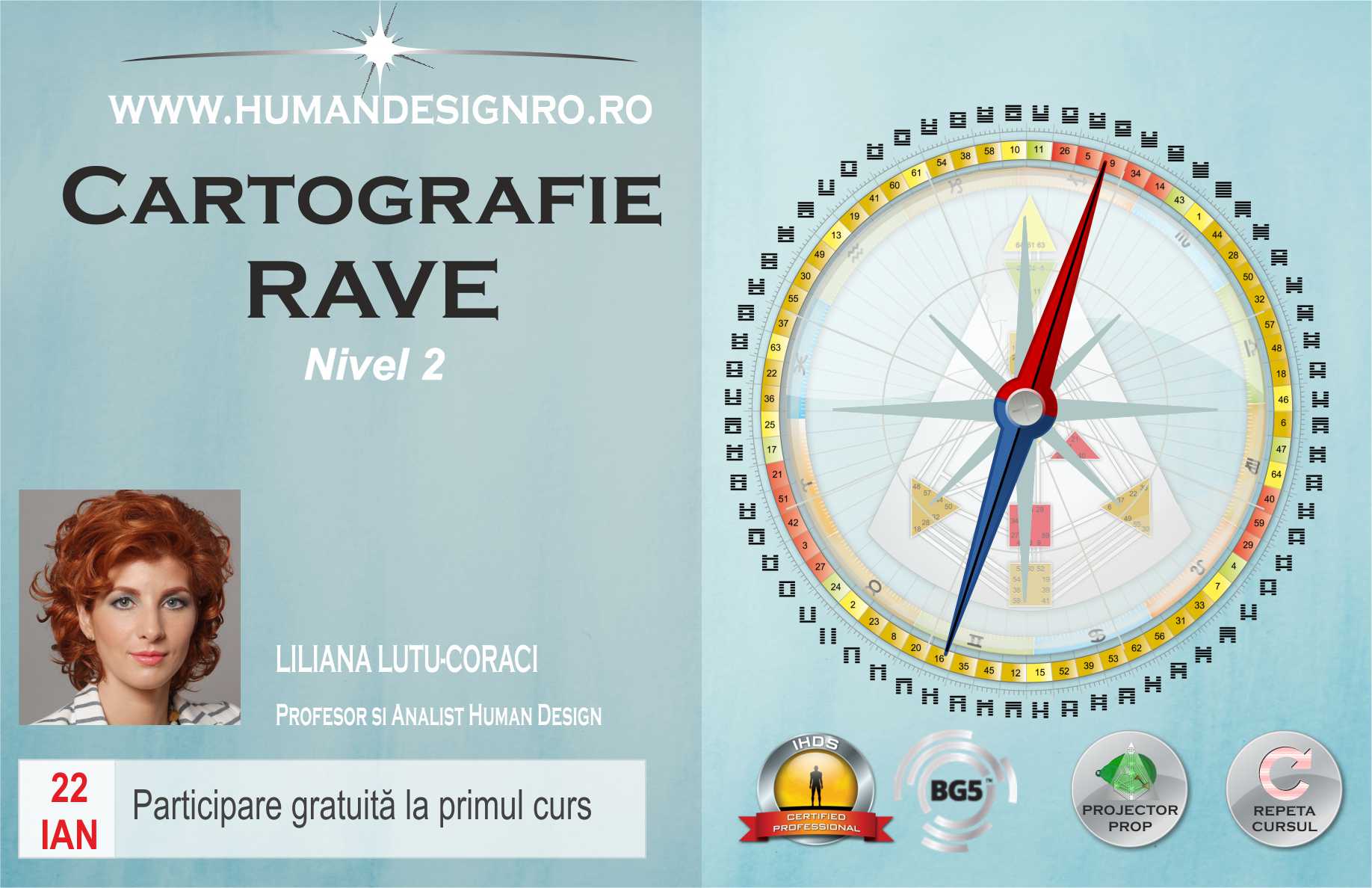 Curs Human Design Cartografie RAVE